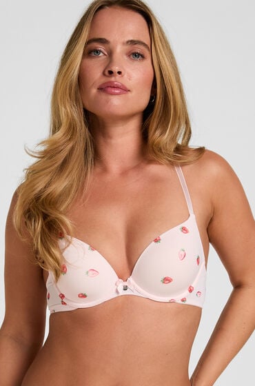 Hunkemöller Formstøbt bøjle-bh Plunge Lyserød