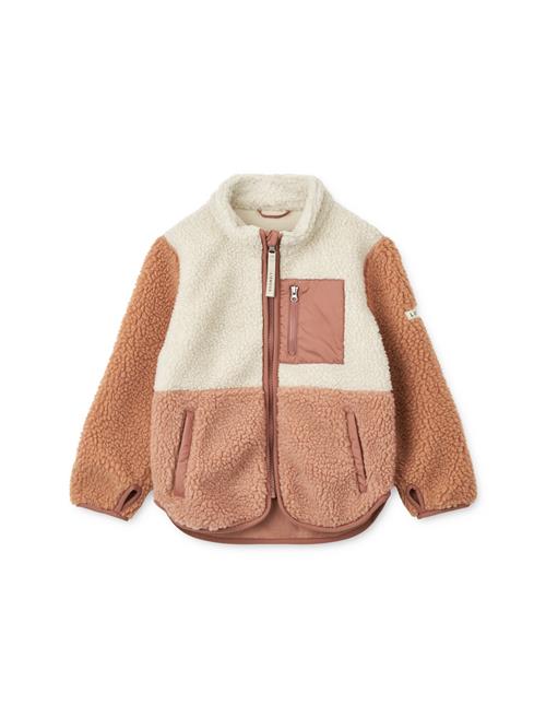 Liewood Fleecejakke 'Nolan'  karamel / gammelrosa / offwhite