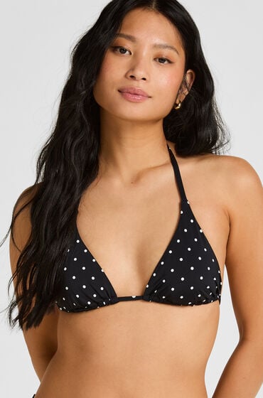 Hunkemöller Triangle Bikini Top Luxe Sort