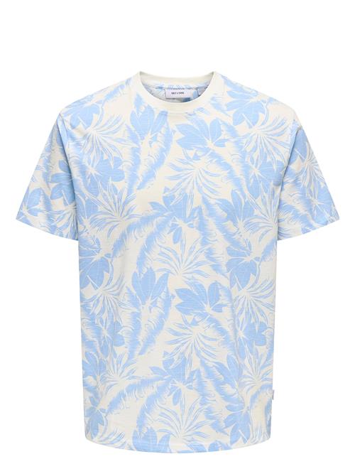 ONLY & SONS | Onsperry Life Reg Leaf Aop Ss Tee | S