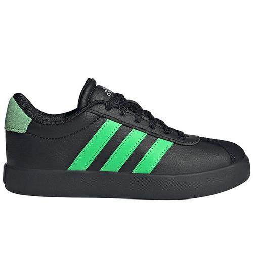 adidas Performance Sko - VL Court 3.0 K - Cblack/Scrgrn/Carbon