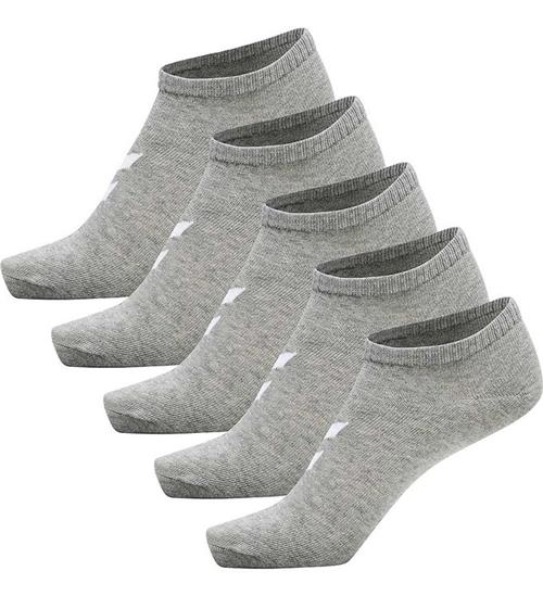 Hummel Ankelstrømper - hmlMATCH ME SOCK - 5-pak - Grey Melange