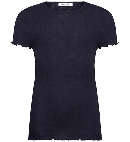 Rosemunde T-shirt - RkBalta - Rib - Modal/Bomuld - Navy