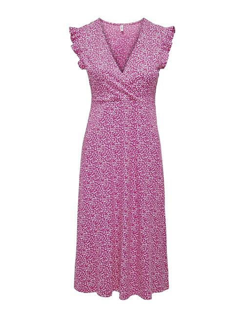 ONLY | Onlmay Life S/L Wrap Midi Dress Jrs | L