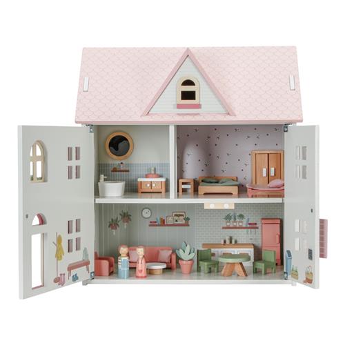 Little Dutch Dukkehus I Træ Multi Multi-OS  Lyserød  One Size 3+ Years Drenge, Piger