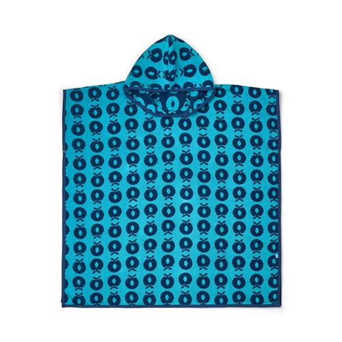 Småfolk Håndklæde-poncho Blue Atoll  Blue Atoll 3-5 Y  Blå  3-5 år  Drenge