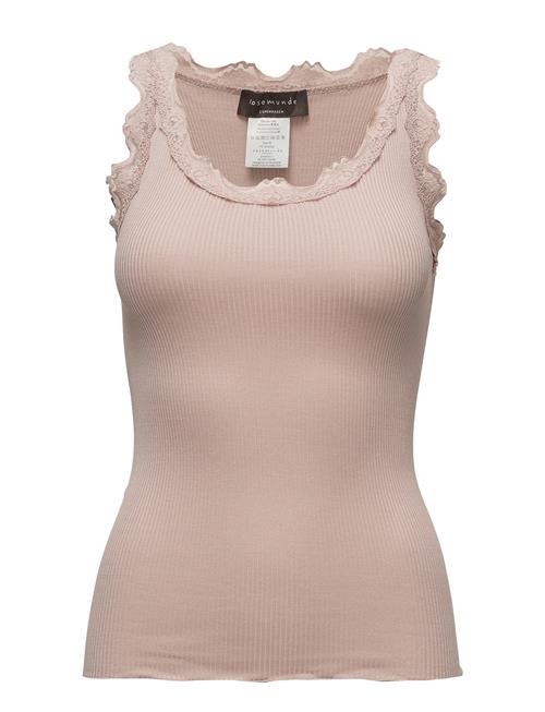 Rosemunde | Rwbabette Silk Sl U-Neck Long Lace Top | L