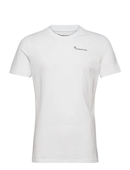 Knowledge Cotton Apparel | Regular Trademark Chest Print T-Shi | M