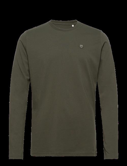 Knowledge Cotton Apparel | Badge Long Sleeve - Gots/Vegan | M