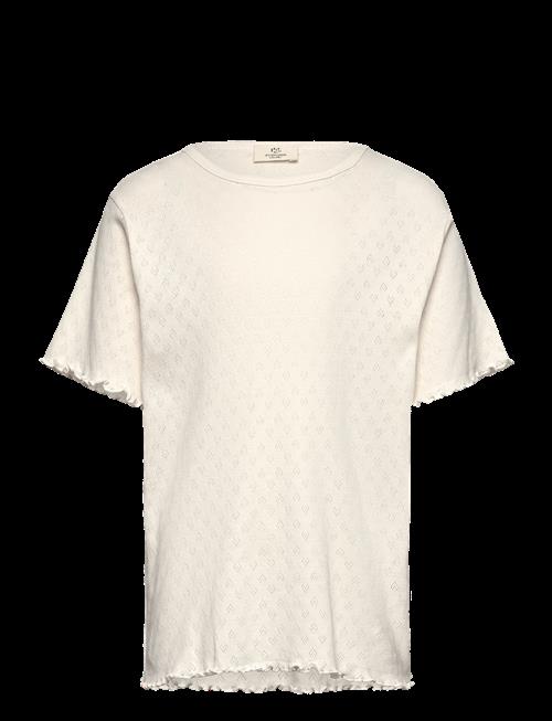 Copenhagen Colors | Pointelle Heart T-Shirt | 110