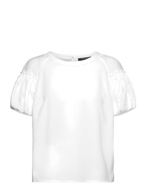 French Connection | Crepe Light Puff Sleeve Top | S