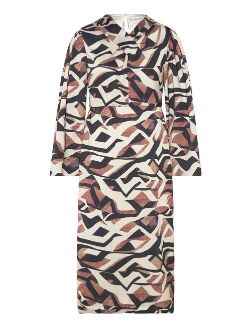 Malina | Lindsey Long Sleeved Satin Midi Dress | M x 125