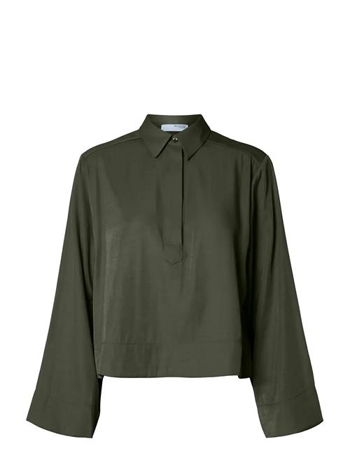 Selected | Slfjean Ls Cropped Shirt B | 42