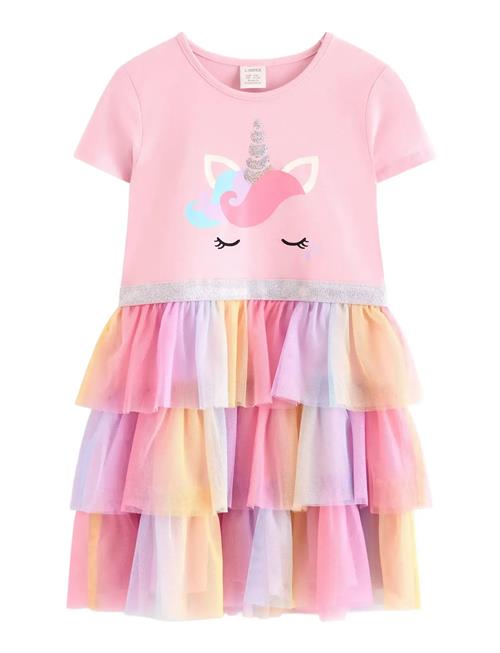 Lindex | Short-Sleeved Flounce Dress | 92