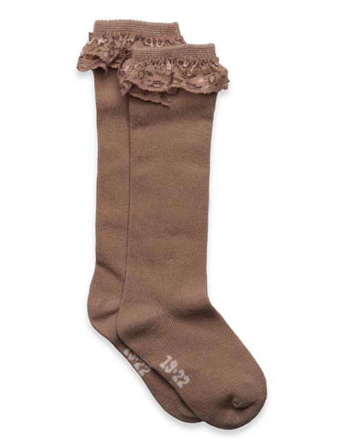 Minymo | Knee Sock W. Lace | 19\22