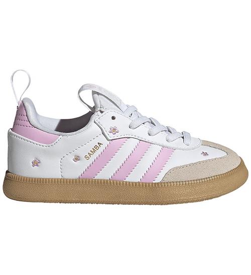adidas Originals Sko - Samba Quickon K - Ftwwht/Blilil/Alumin