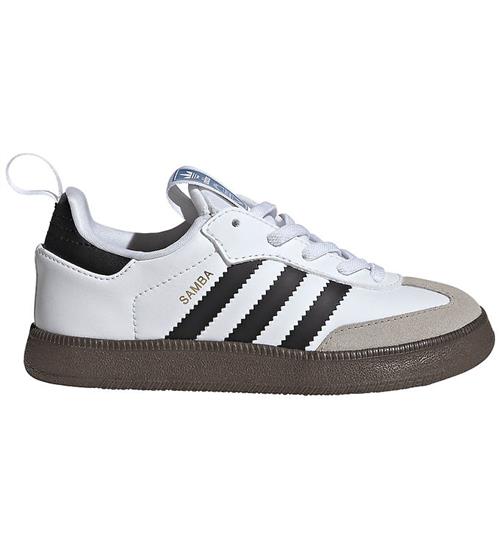 adidas Originals Sko - Samba Quickon K - Ftwwht/Cblack/Goldmt