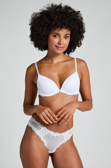 Hunkemöller Astra brasiliansk trusse Hvid