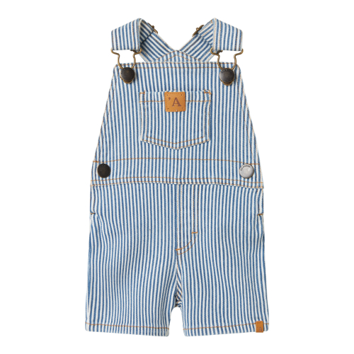 LIL ATELIER Kort Overall Halfdan Zen Blue Coconut Milk