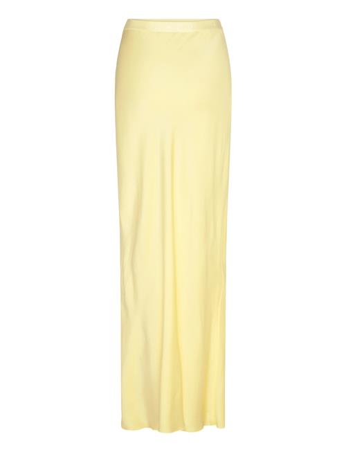 Ahlvar Gallery | Hana Long Logo Satin Skirt | XL