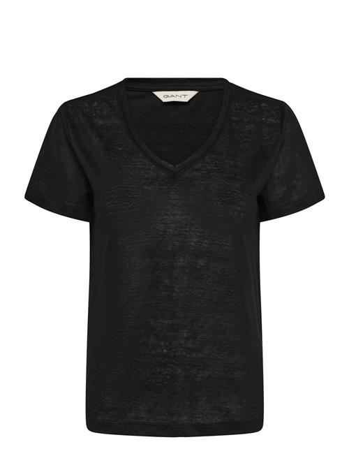 Gant | Reg Linen V-Neck Ss T-Shirt | L