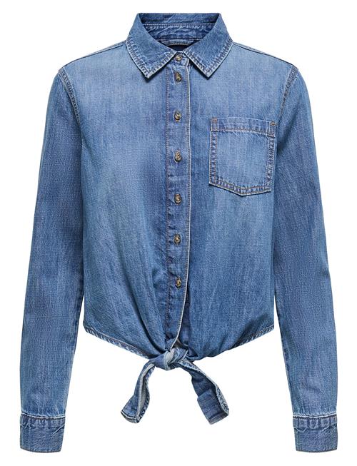 ONLY | -Onlsevigny Lecey Ls Knot Dnm Shirt Akm | L