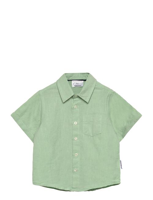 Geggamoja | Linen Shirt Mint | 86/92