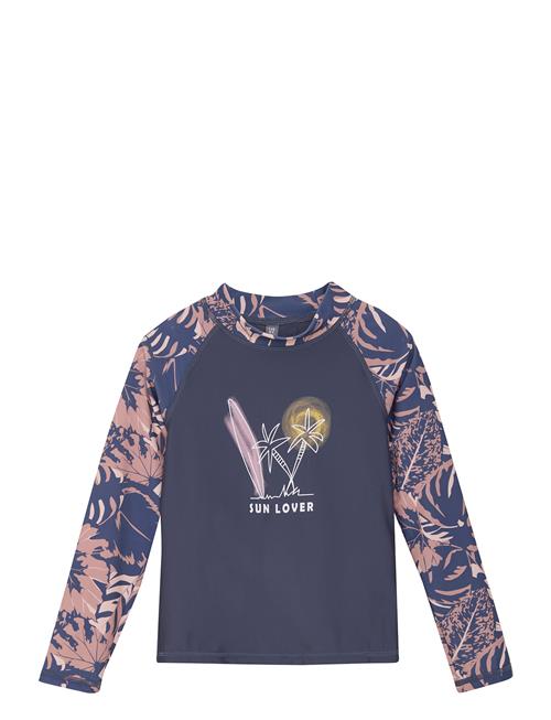 Color Kids | T-Shirt L/S W. Chest Print | 104