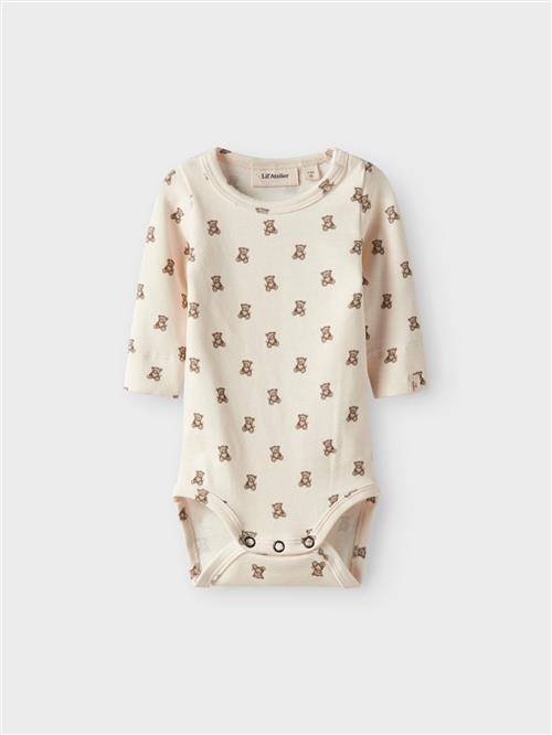 Lil’ Atelier Bodysuit Turtledove  Turtledove 80 cm  Hvid  80 cm  Drenge, Piger