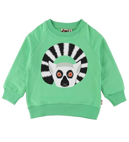 DYR Sweatshirt - Bellow - Fresh Pea m. Kattalemur