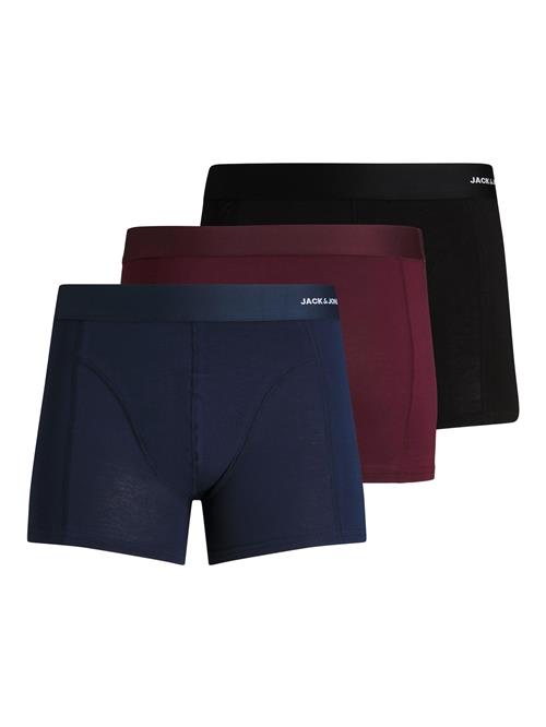Jacks & Jones Boksershorts  navy / bordeaux / sort / hvid