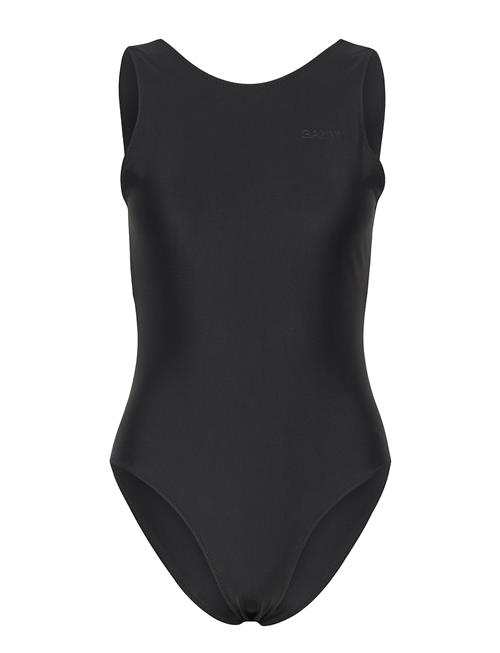 GANNI | Recycled Core Solid Sporty Swimsuit | 40