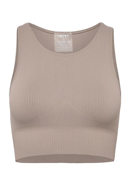 aim´n | Ribbed Seamless Crop Top | L