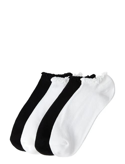 Lindex | Sock Ankle 4 P Lettuce Edge | 39/41