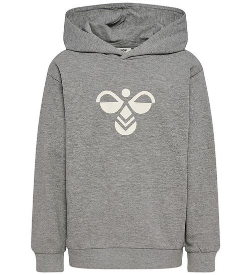 Hummel Hættetrøje - hmlJR REG TUKAS - Grey Melange