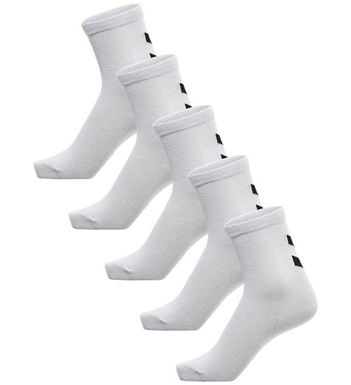 Hummel Strømper - hmlMAKE MY DAY SOCKS - 5-pak - Hvid