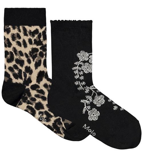 Molo Strømper - 2-pak - Nomi - Flower Leo