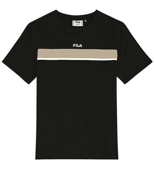 Fila T-shirt - Forcoli - Sort m. Beige
