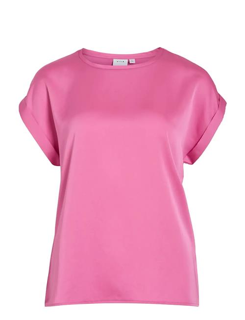 Vila | Viellette S/S Satin Top - Noos | 36