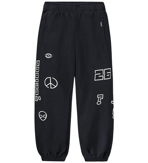 Molo Sweatpants - Allen - Sort m. Print