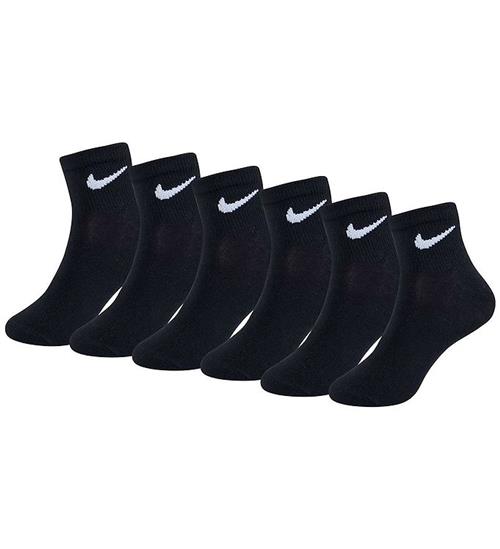 Nike Strømper - Ankle - 6-Pak - Sort