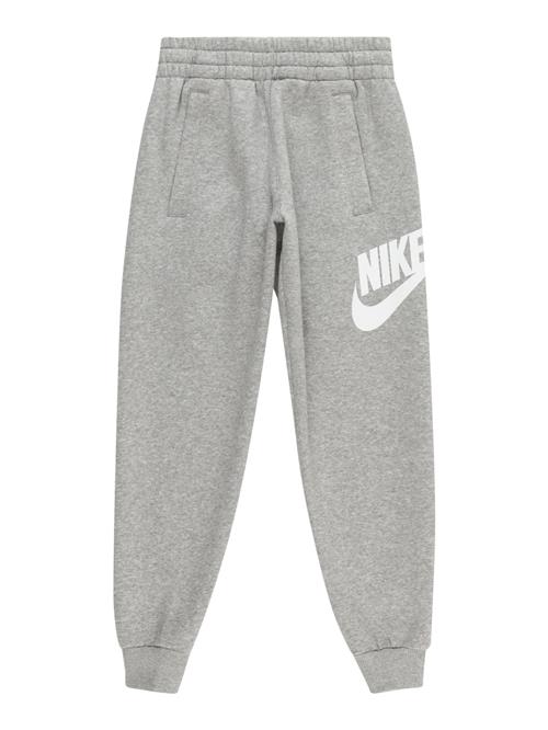 Nike Sportswear Bukser 'Club Fleece'  grå-meleret / hvid