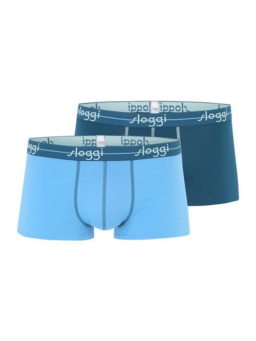 SLOGGI Boksershorts 'Blue Start'  cyanblå / lyseblå / mint