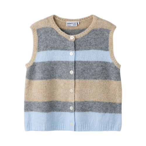 NAME IT Strik Vest Luci Loose Subdued Blue