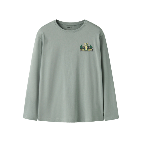NAME IT Bluse Victor Green Milieu Racer