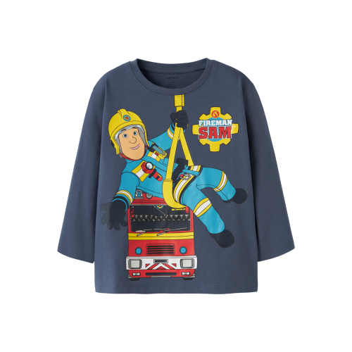 NAME IT Bluse Jarig Firemans Vintage Indigo