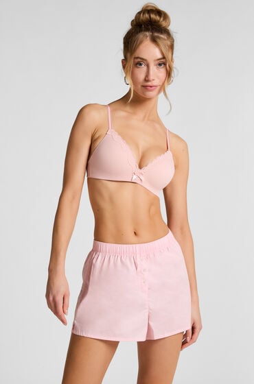 Hunkemöller Shorts Cotton Lyserød