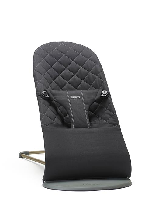 BabyBjörn Bliss Bouncer Vævet Klassisk Quilt Black  Black One Size  Sort  One Size  Drenge, Piger