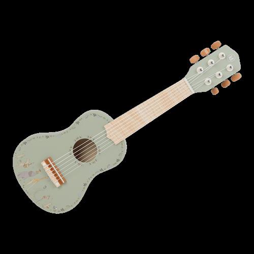 Little Dutch Safari Friends Guitar Af Træ Green  Green One Size  Grøn  One Size  Drenge, Piger