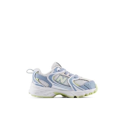 Se New Balance 530 Kids Bungee Lace Sneakers Light Arctic Grey  Light Arctic Grey 28 EU  Grå  28 EU hos Babyshop
